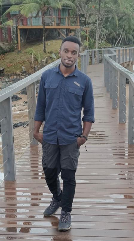 Pierre, guia na ilha do Príncipe